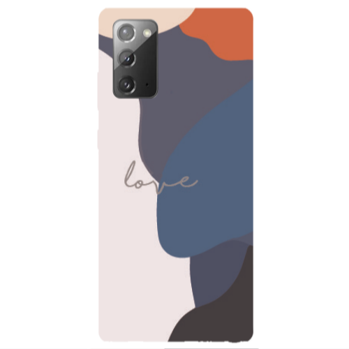 Samsung Note 20 Mixed Wave Transparent Silicone TPU Θήκη