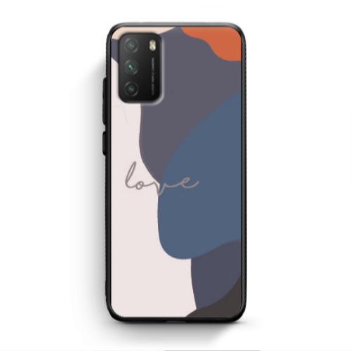 Xiaomi Poco M3 Mixed Wave Black Glossy Θήκη