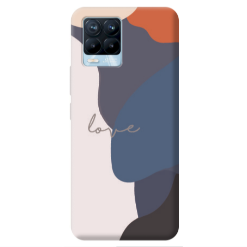 Realme 8 Pro Mixed Wave Transparent Silicone TPU Θήκη