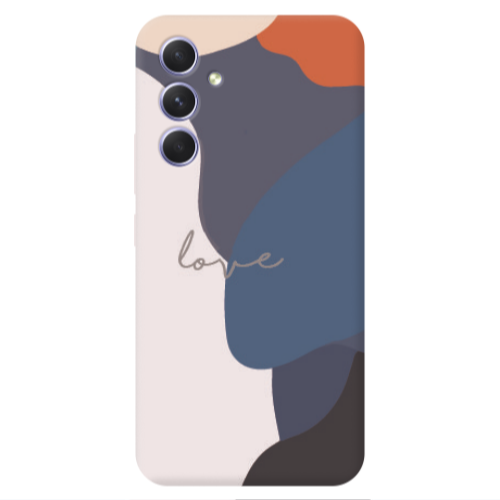 Samsung A54 Mixed Wave Transparent Silicone TPU Θήκη