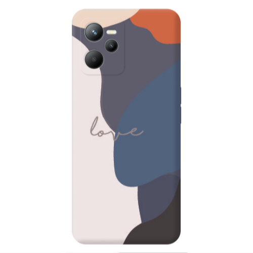 Realme C35 Mixed Wave Transparent Silicone TPU Θήκη