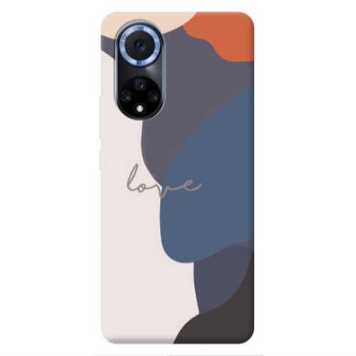 Huawei Nova 9 Mixed Wave Transparent Silicone TPU Θήκη