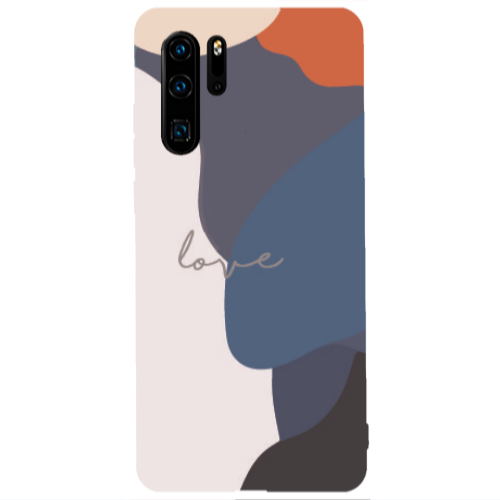 Huawei P30 Pro Mixed Wave Transparent Silicone TPU Θήκη