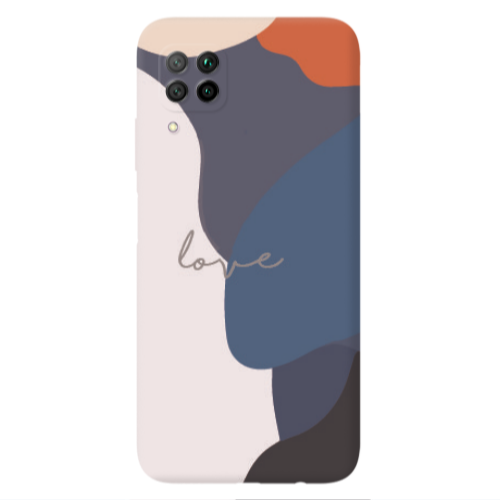 Huawei P40 Lite Mixed Wave Transparent Silicone TPU Θήκη