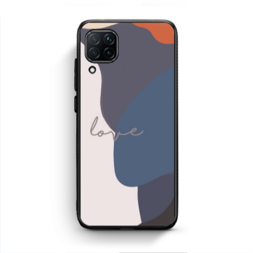Huawei P40 Lite Mixed Wave Black Glossy Θήκη