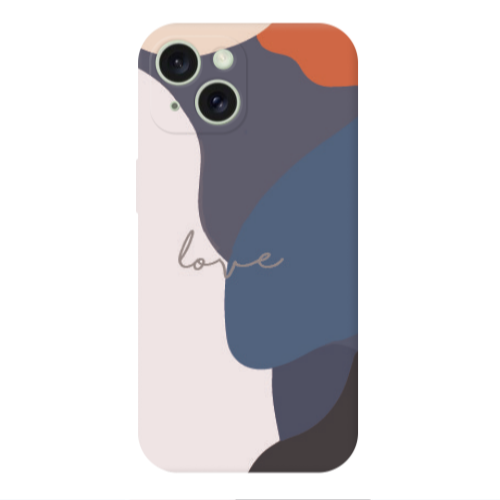 Apple iPhone 15 Plus Mixed Wave Transparent Silicone TPU Θήκη