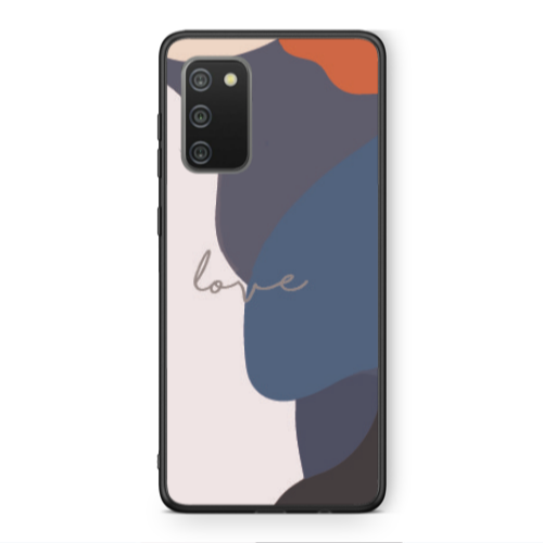 Samsung A02s Mixed Wave Black Glossy Θήκη