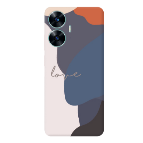 Realme C55 Mixed Wave Transparent Silicone TPU Θήκη