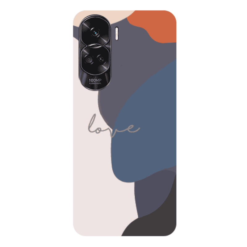 Honor 90 Lite 5G Mixed Wave Transparent Silicone TPU Θήκη