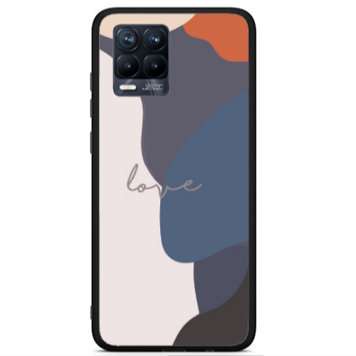 Realme 8 i Mixed Wave Black Glossy Θήκη