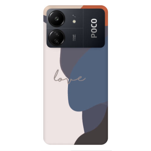 Xiaomi Poco C65 Mixed Wave Transparent Silicone TPU Θήκη