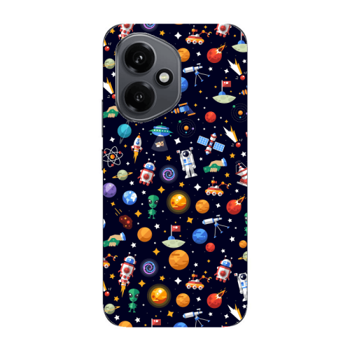 Honor Magic 400 Small planets Transparent Silicone TPU Θήκη