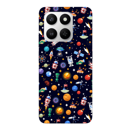 Honor Magic 400 Smart Small planets Transparent Silicone TPU Θήκη