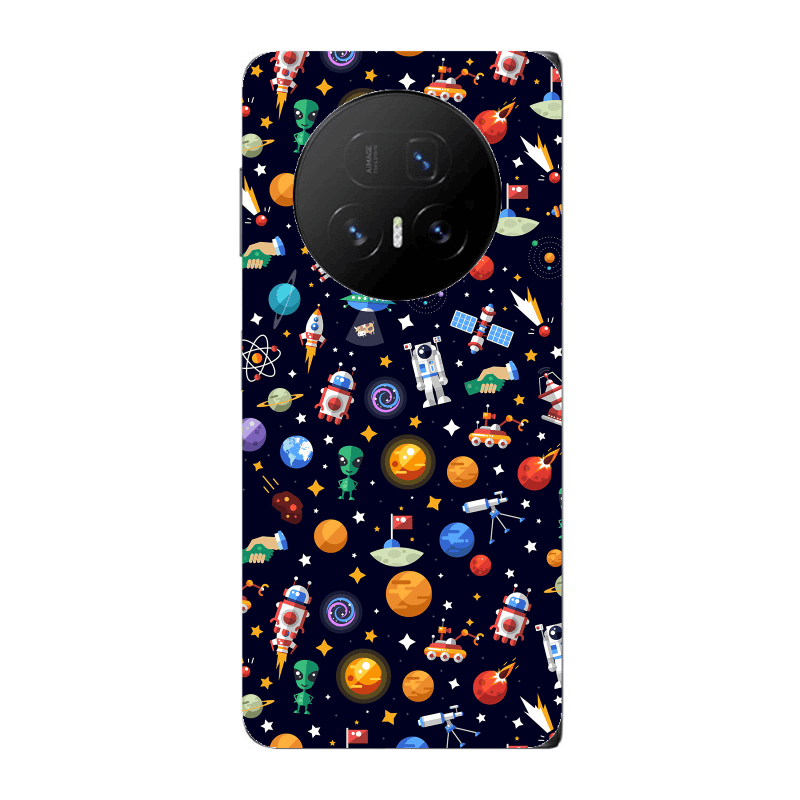 Honor Magic V5 Small planets Transparent Silicone TPU Θήκη
