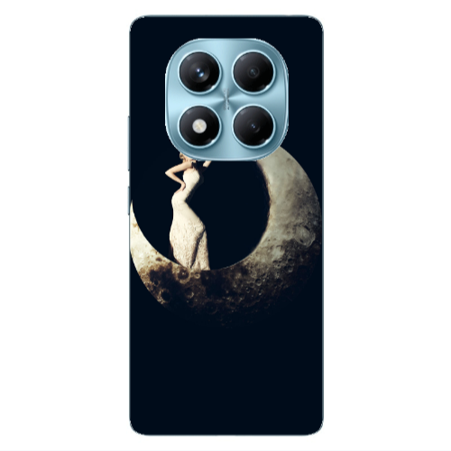 Xiaomi Redmi Note 14 Pro Woman in moon Transparent Silicone TPU Θήκη