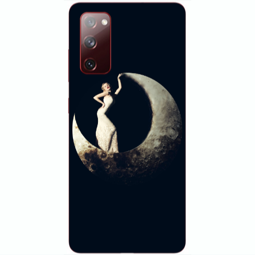 Samsung S20 FE Woman in moon Transparent Silicone TPU Θήκη
