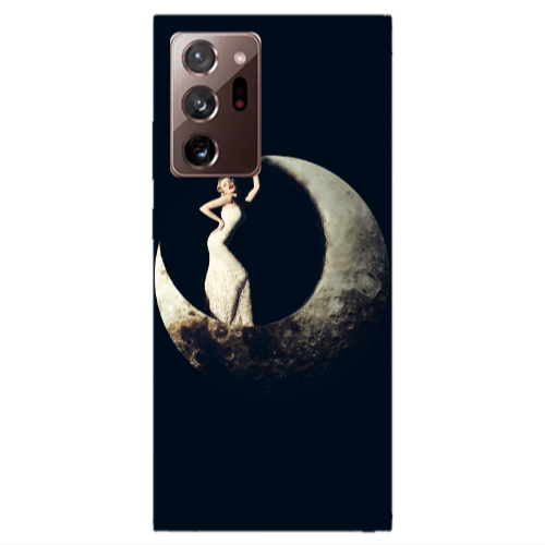 Samsung Note 20 Ultra Woman in moon Transparent Silicone TPU Θήκη