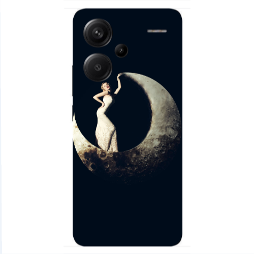 Xiaomi Redmi Note 13 Pro+ 5G  Woman in moon Transparent Silicone TPU Θήκη