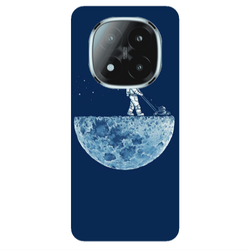 Xiaomi Redmi Note 14 Pro + 5g Mowing the moon Transparent Silicone TPU Θήκη
