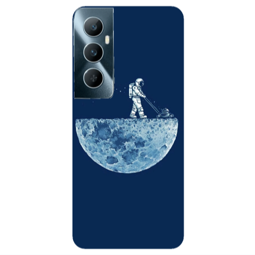 Realme C65 Mowing the moon Transparent Silicone TPU Θήκη