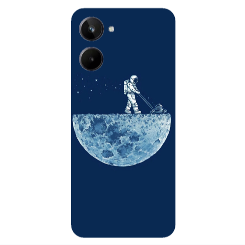 Realme 10 Mowing the moon Transparent Silicone TPU Θήκη