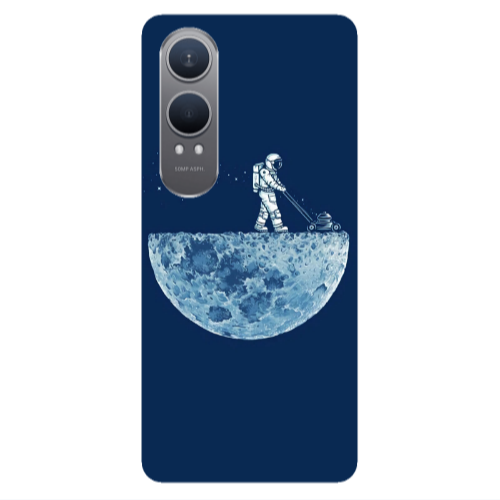 Oneplus Nord Ce 4 lite Mowing the moon Transparent Silicone TPU Θήκη