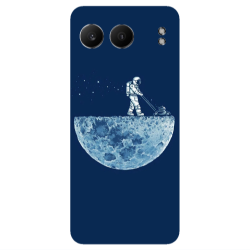 Oneplus Nord 4 Mowing the moon Transparent Silicone TPU Θήκη