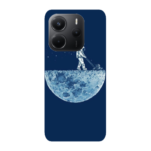 Xiaomi Redmi Note 14 Mowing the moon Transparent Silicone TPU Θήκη