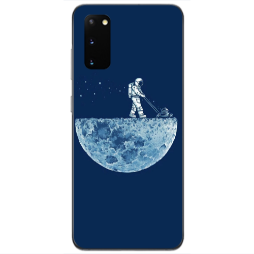 Samsung S20 Mowing the moon Transparent Silicone TPU Θήκη