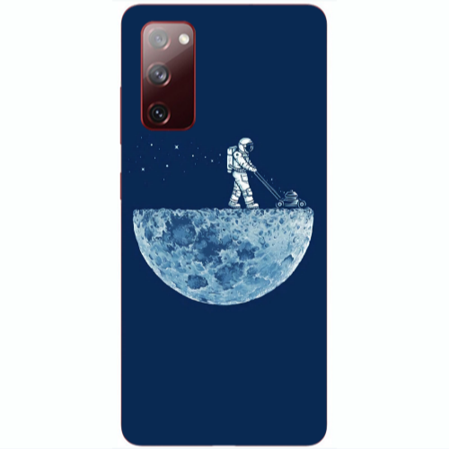 Samsung S20 FE Mowing the moon Transparent Silicone TPU Θήκη