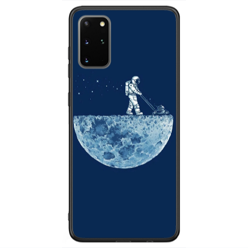 Samsung S20 FE Mowing the moon Black Glossy Θήκη