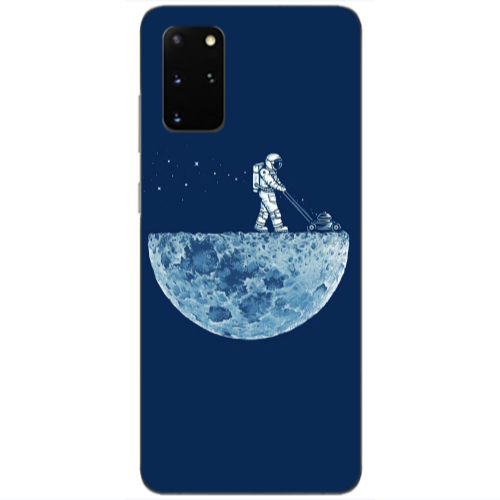 Samsung S20 Plus Mowing the moon Transparent Silicone TPU Θήκη