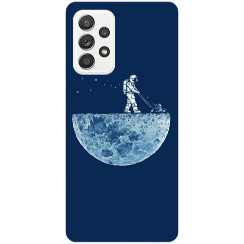 Samsung A53 Mowing the moon Transparent Silicone TPU Θήκη