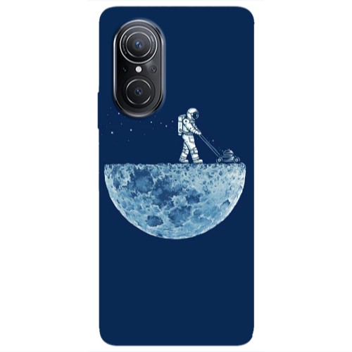 Huawei Nova 9 SE Mowing the moon Transparent Silicone TPU Θήκη