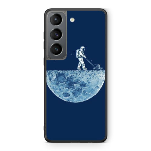 Samsung S21 PLUS Mowing the moon Black Glossy Θήκη