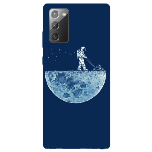 Samsung Note 20 Mowing the moon Transparent Silicone TPU Θήκη