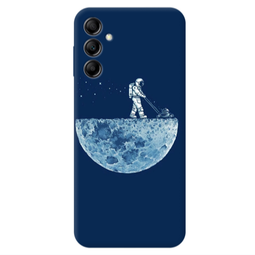 Samsung A24 Mowing the moon Transparent Silicone TPU Θήκη