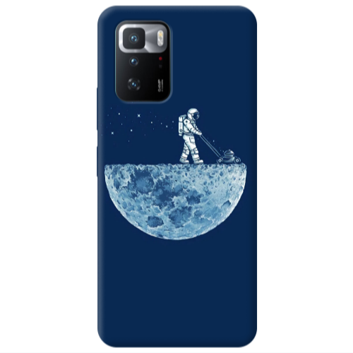 Xiaomi Poco X3 GT Mowing the moon Transparent Silicone TPU Θήκη