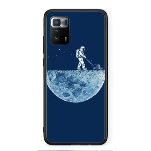 Xiaomi Poco X3 GT Mowing the moon Black Glossy Θήκη