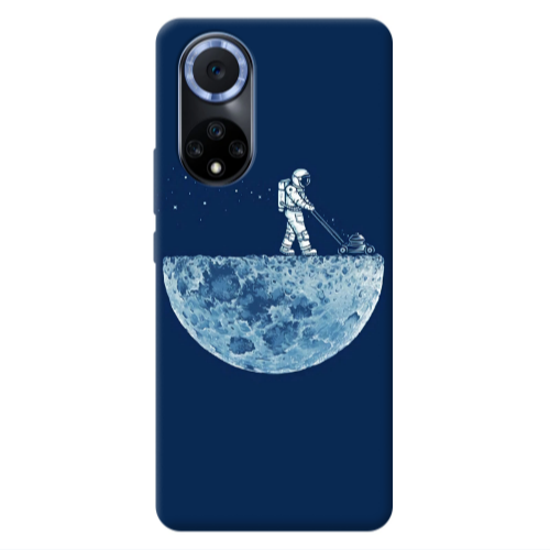 Huawei Nova 9 Mowing the moon Transparent Silicone TPU Θήκη