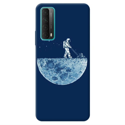 Huawei P Smart 2021 Mowing the moon Transparent Silicone TPU Θήκη