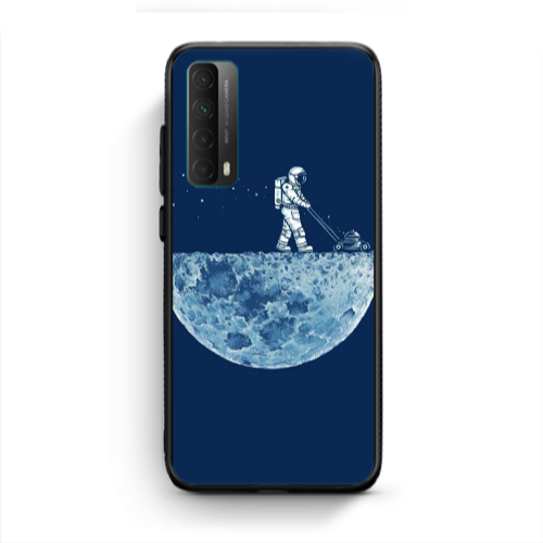 Huawei P Smart 2021 Mowing the moon Black Glossy Θήκη