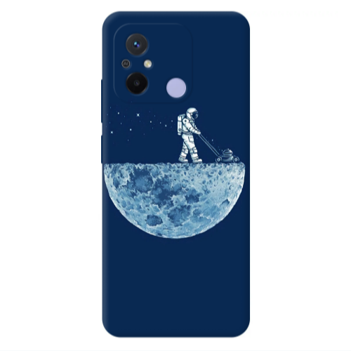 Xiaomi Redmi 12C Mowing the moon Transparent Silicone TPU Θήκη