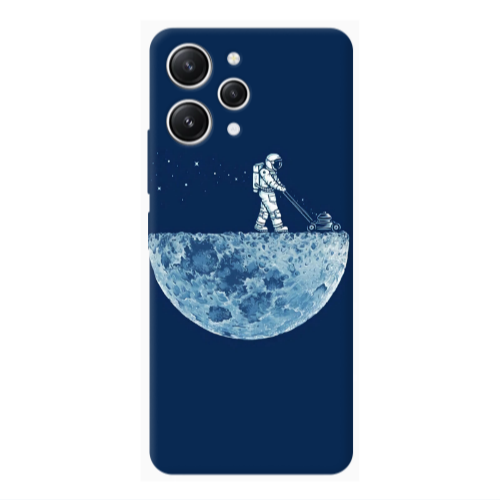 Xiaomi Redmi 12 Mowing the moon Transparent Silicone TPU Θήκη