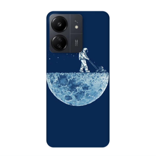 Xiaomi Redmi 13C Mowing the moon Transparent Silicone TPU Θήκη
