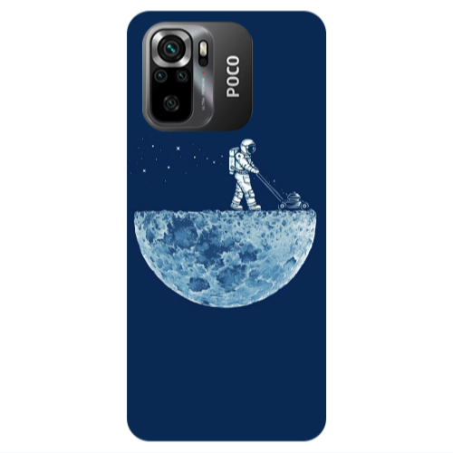 Xiaomi Poco M5 s Mowing the moon Transparent Silicone TPU Θήκη