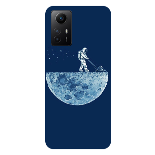Xiaomi Redmi Note 12s Mowing the moon Transparent Silicone TPU Θήκη