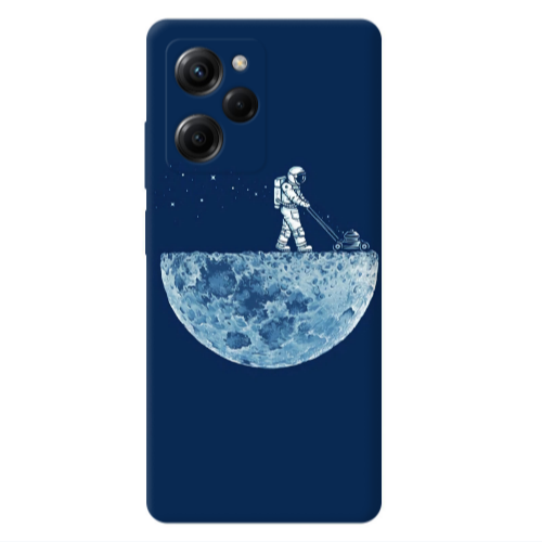 Xiaomi Poco X5 Pro Mowing the moon Transparent Silicone TPU Θήκη