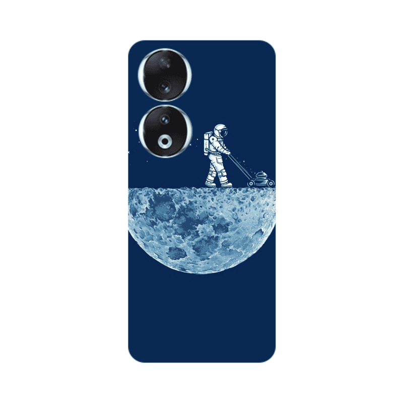 Honor 90 5G Mowing the moon Transparent Silicone TPU Θήκη