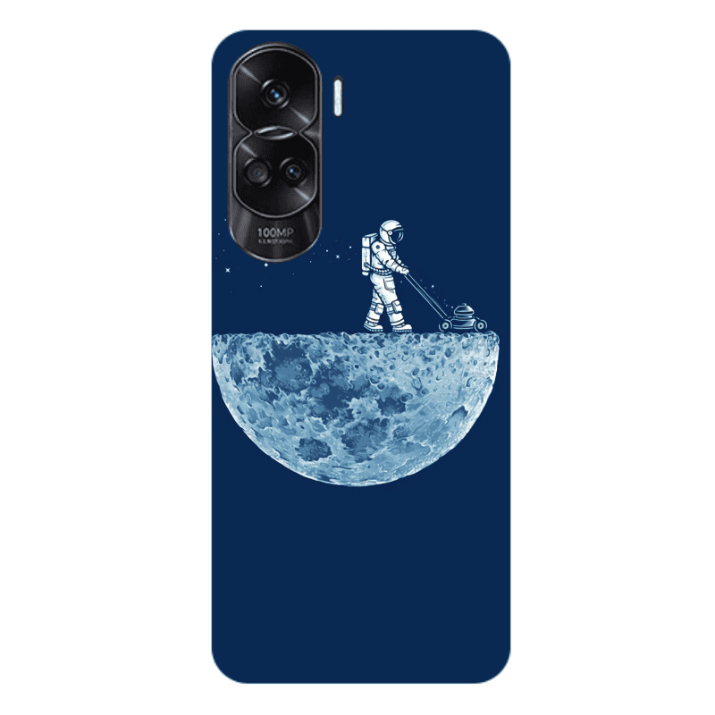 Honor 90 Lite 5G Mowing the moon Transparent Silicone TPU Θήκη